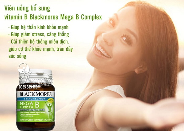 Viên uống Vitamin B tổng hợp Blackmores Mega B Complex 4