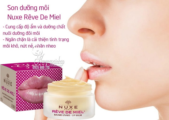 Son dưỡng môi Nuxe Reve De Miel Lip Balm hũ 15g mẫu mới nhất 3