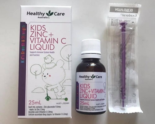 Công dụng của siro Healthy Care Kids Zinc + vitamin C Liquid