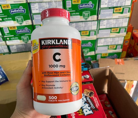 Viên uống bổ sung vitamin C 1000mg Kirkland 500 viên của Mỹ 3