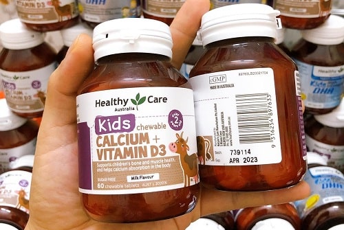 Viên nhai Calcium Vitamin D3 Healthy Care giá bao nhiêu?