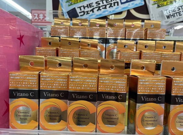 Serum Vitano C 60ml của Nhật Bản dưỡng trắng da trị thâm 8