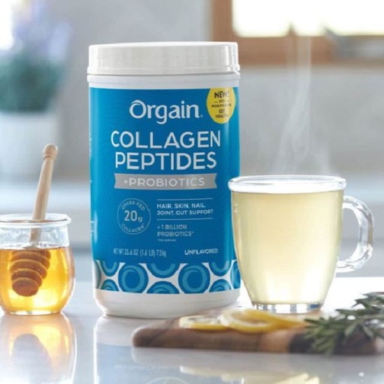 Bột Collagen Peptides Probiotics Orgain chống lão hóa 1