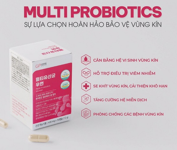 Men phụ khoa Multi Probiotics Women của Hàn Quốc 30 viên 7