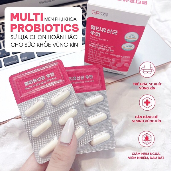 Men phụ khoa Multi Probiotics Women của Hàn Quốc 30 viên 4