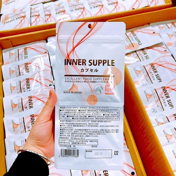 Inner Supple 20 viên của Nhật Bản, tăng nội tiết tố nữ 0