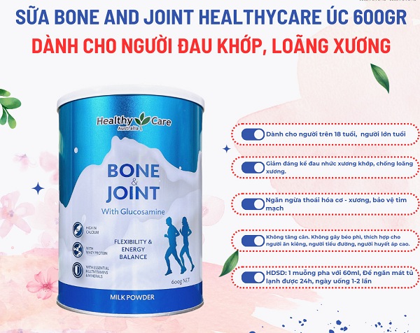 Sữa xương khớp Bone Joint Healthy Care 600g của Úc 1