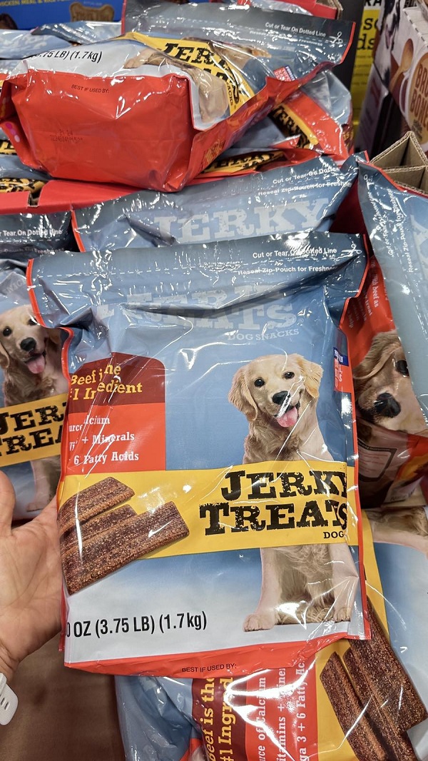 Thịt bò khô Jerky Treats Dog Snacks của Mỹ - Thưởng cho chó 45