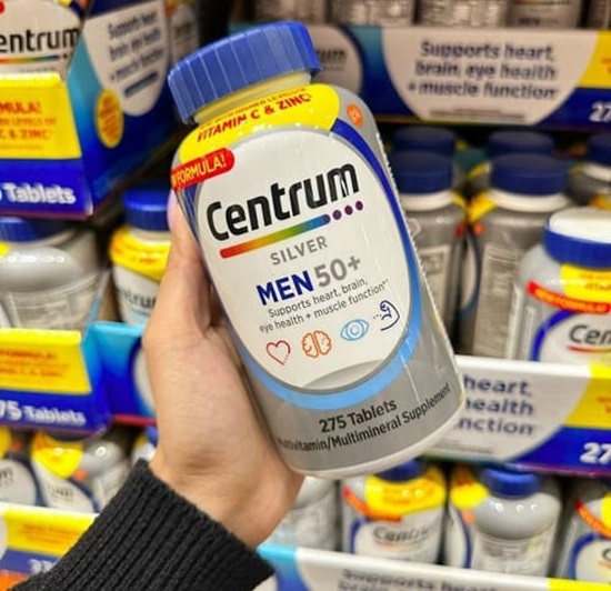 Vitamin tổng hợp Centrum nam trên 50 tuổi - Centrum Men 50+ 8
