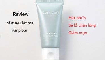 Review chi tiết mặt nạ đất sét Ampleur PHA AHA Pore Clay Mask