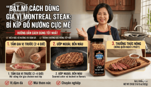 Bật mí cách dùng gia vị Montreal Steak: Bí kíp đồ nướng cực mê