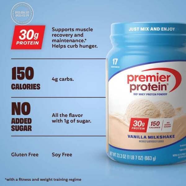 Bột Premier Protein Vanilla Milkshake 1370g có dùng để thay thế bữa ăn được không?